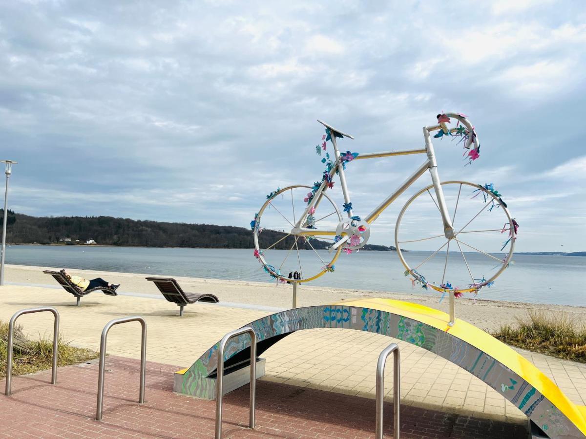 Ruheoase Am Strand Wassersleben Harrislee Exteriör bild