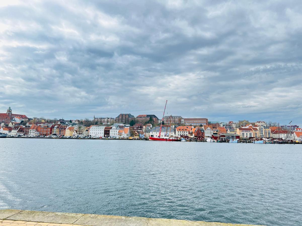 Ruheoase Am Strand Wassersleben Harrislee Exteriör bild